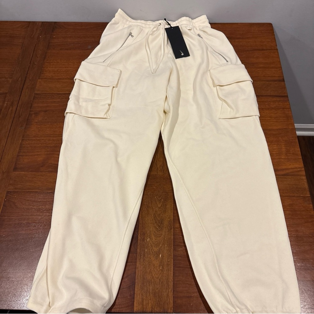 Nike $380 ESC Every Stitch Considered Wool Cargo Pants Italy DR5411-113 size SM